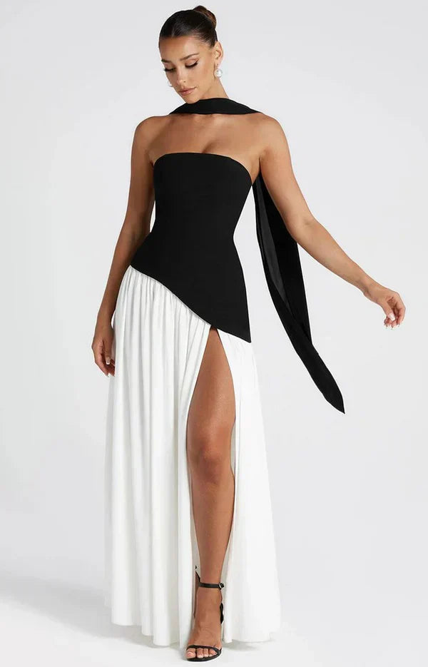 Anna-Berg | Luxe Sculptural Romance Maxi Gown for Every Occasion