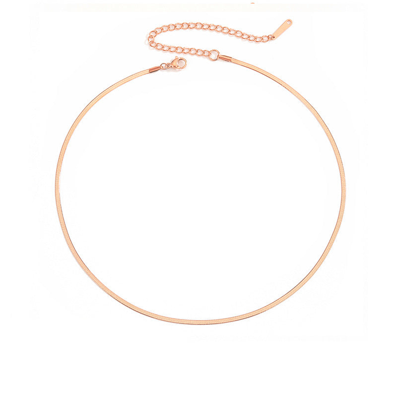 Stella Fishbone Chain Necklace