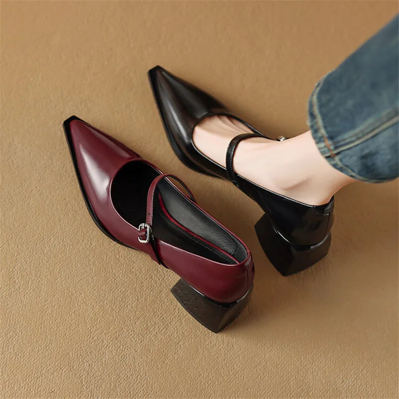 Anna-Berg | Genuine Leather Heels