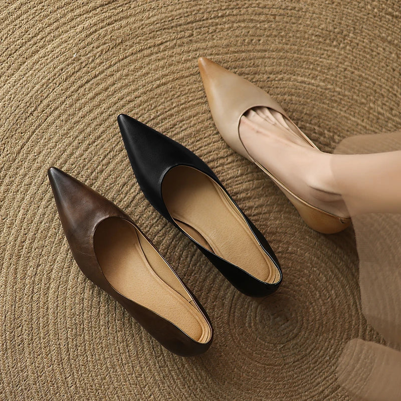 Anna-Berg | Genuine Leather Flats