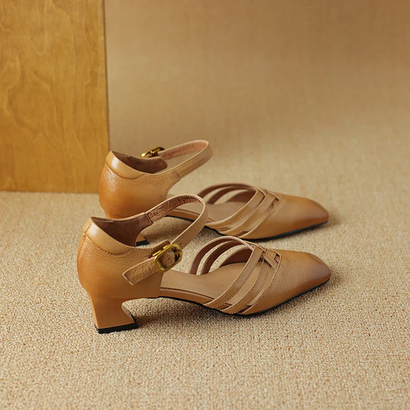 Anna-Berg | Genuine Leather Heels