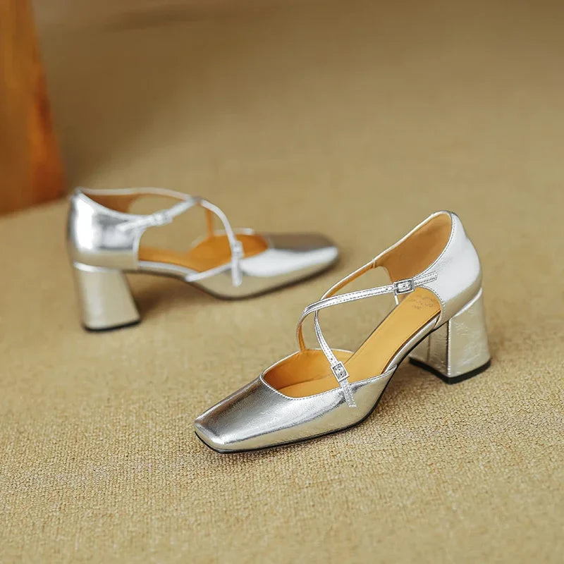 Anna-Berg | Genuine Leather Heels