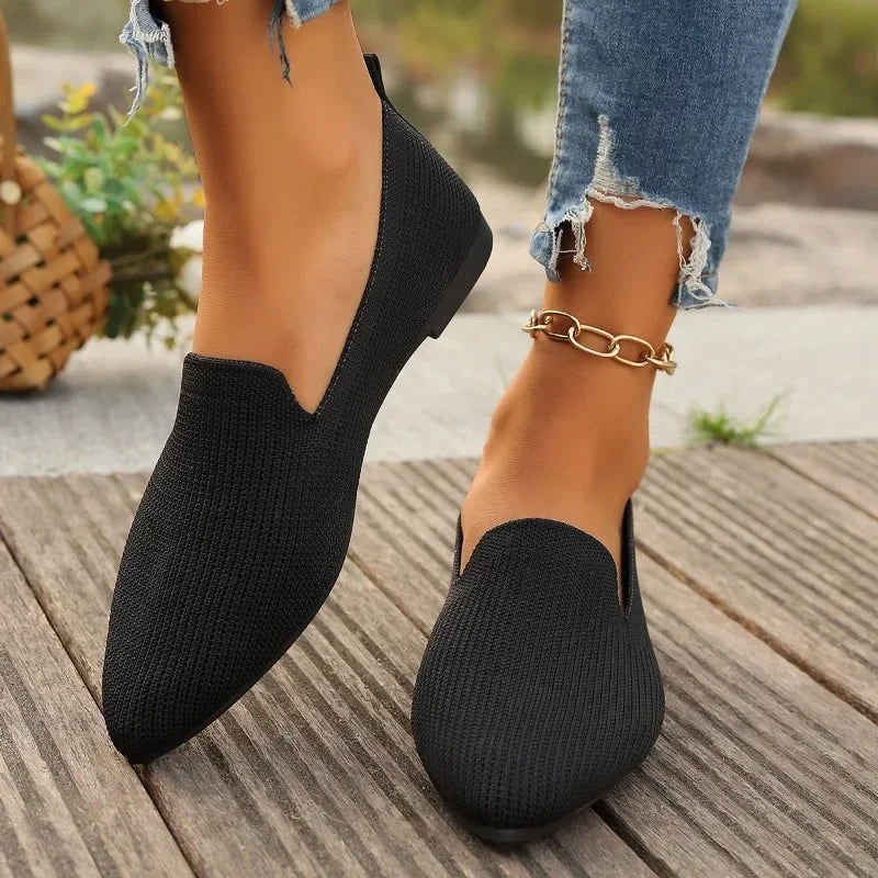 Anna-Berg | Elegant Pointed Toe Flats