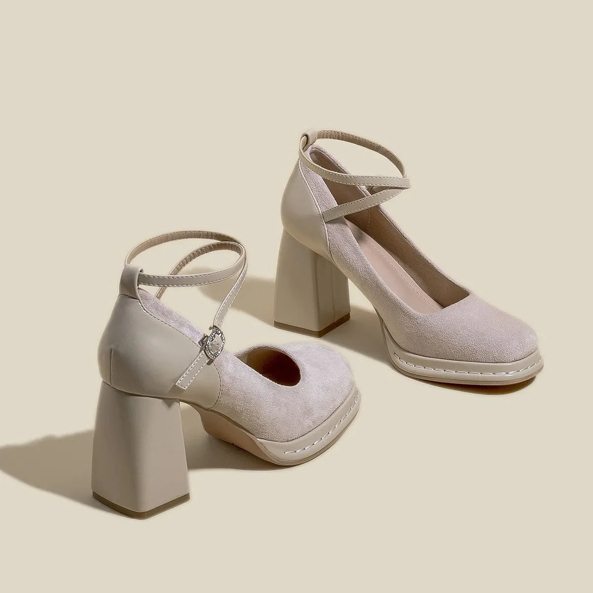 Anna-Berg | Elegant Pointed Toe Heels in Leather
