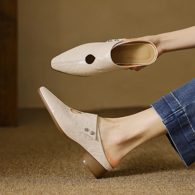 Anna-Berg | Genuine Leather Mules