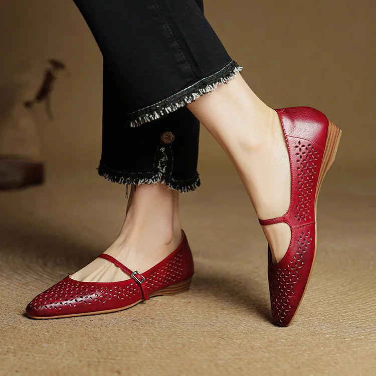 Anna-Berg | Genuine Leather Flats