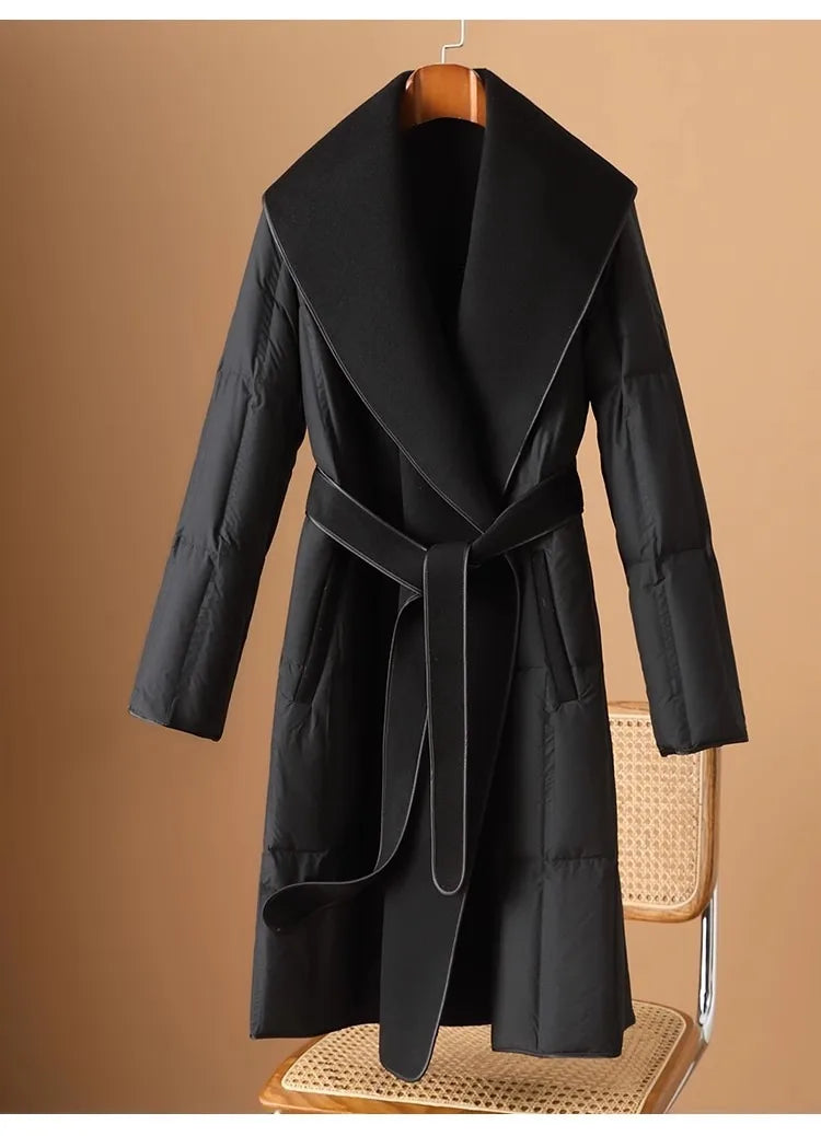 Anna-Berg | Down Coat, Wool Collar