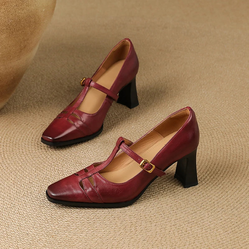 Anna-Berg | Genuine Leather Heels