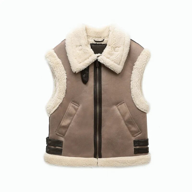 Anna-Berg | Gilet, Suede