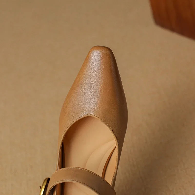 Anna-Berg | Genuine Leather Heels