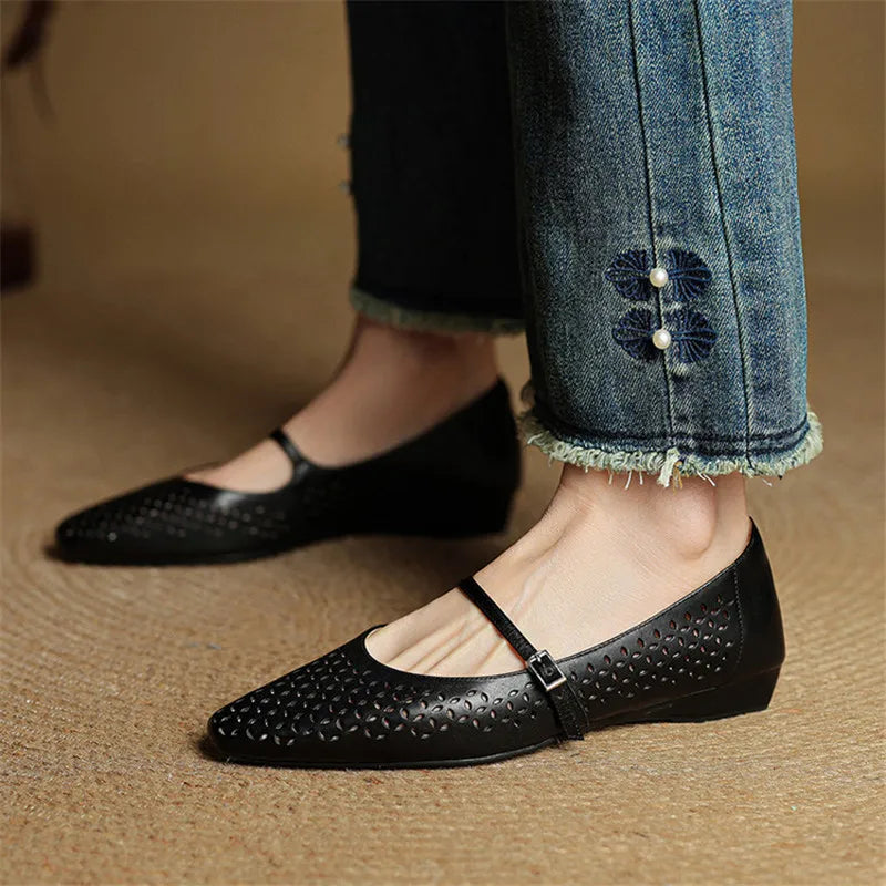 Anna-Berg | Genuine Leather Flats