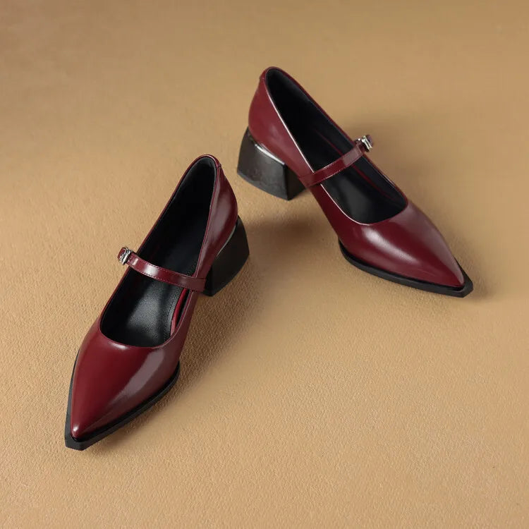 Anna-Berg | Genuine Leather Heels