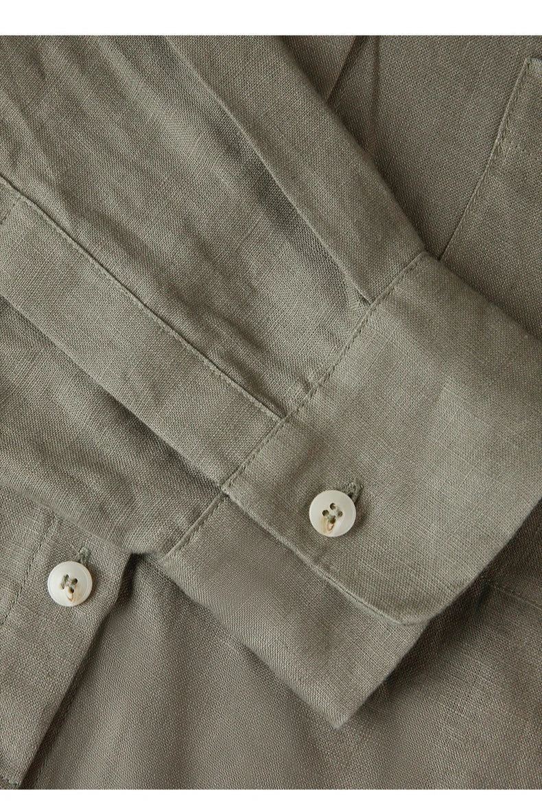 Anna-Berg | Cropped Linen Overshirt