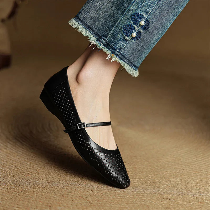Anna-Berg | Genuine Leather Flats