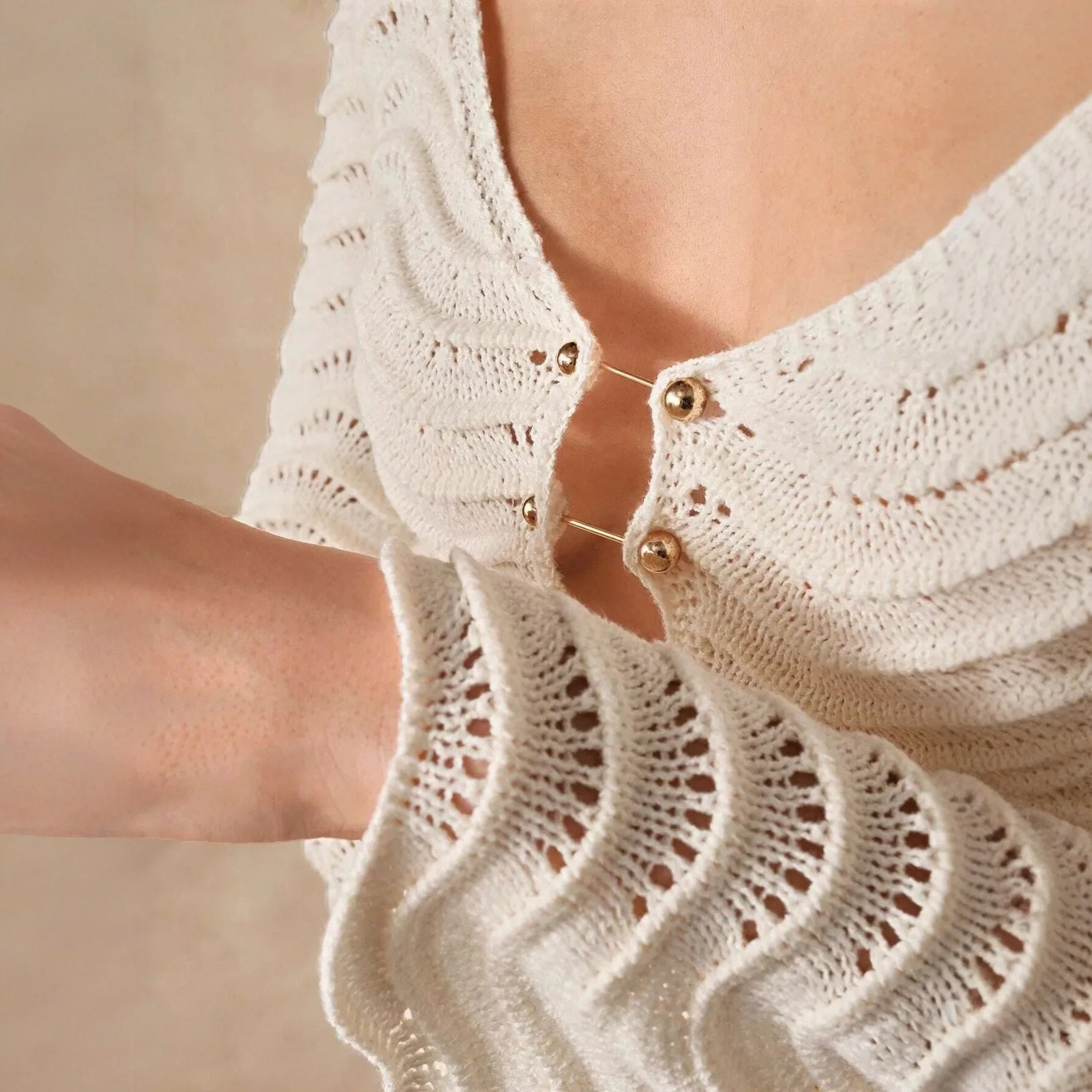 Anna-Berg | Open-Knit Dress