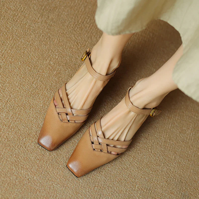 Anna-Berg | Genuine Leather Heels