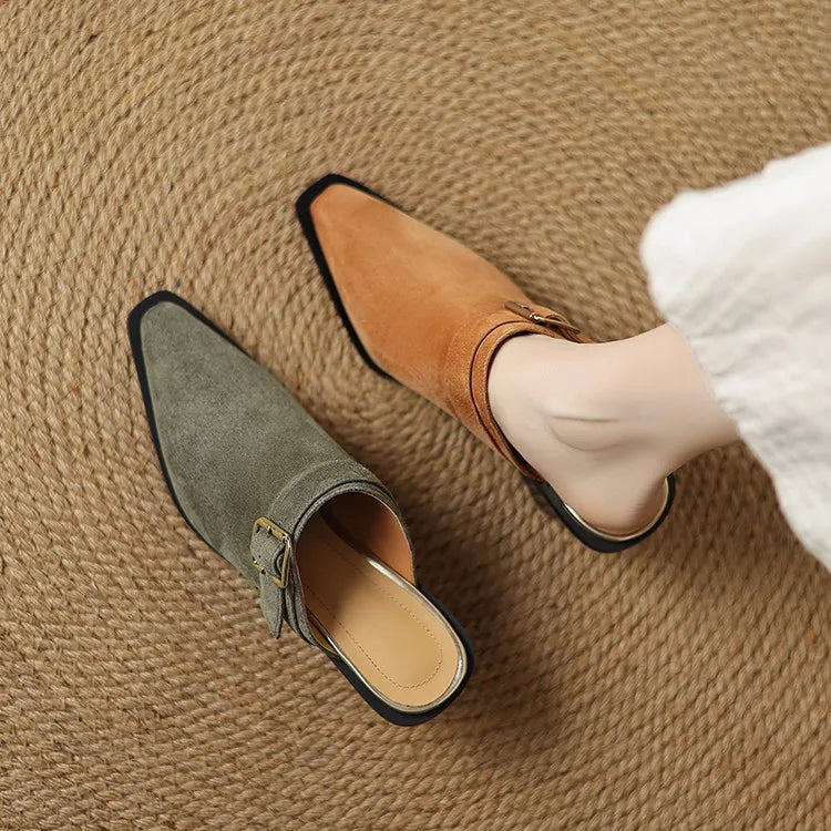 Anna-Berg | Suede Mules