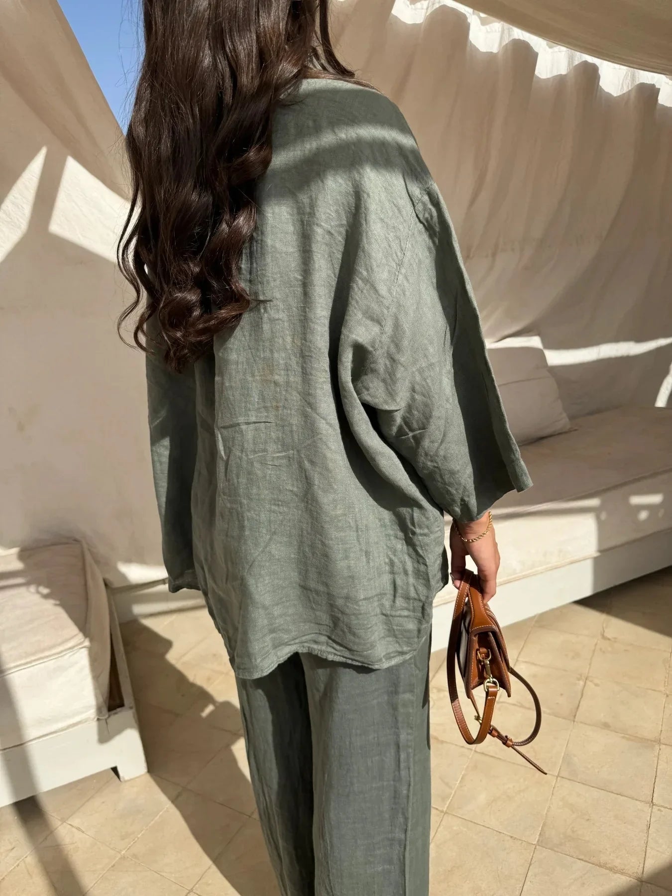 Anna-Berg | Relaxed Fit Linen Two-Piece Set