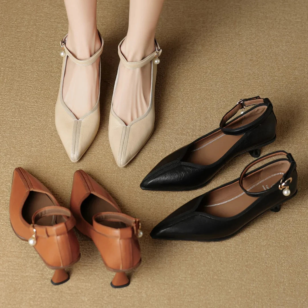 Anna-Berg | Genuine Leather Heels