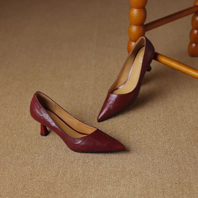 Anna-Berg | Genuine Leather Heels