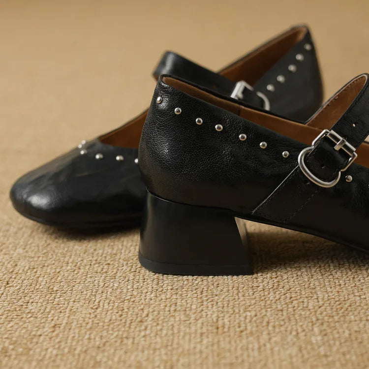 Anna-Berg | Genuine Leather Heels