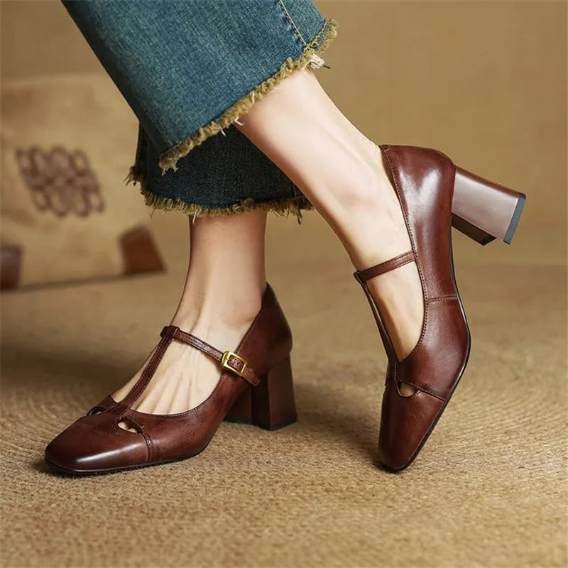 Anna-Berg | Genuine Leather Heels