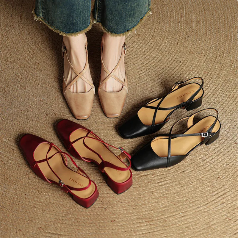 Anna-Berg | Genuine Leather Heels