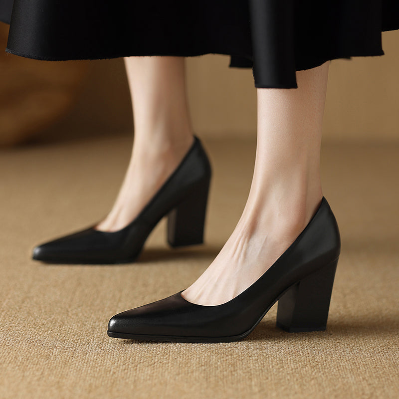 Anna-Berg | Genuine Leather Heels