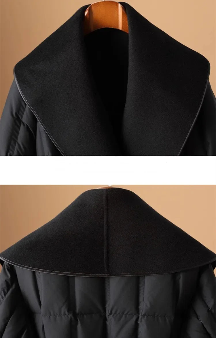 Anna-Berg | Down Coat, Wool Collar