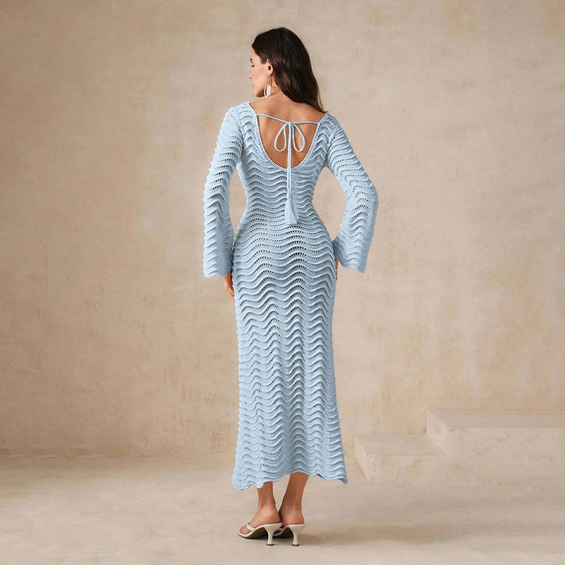 Anna-Berg | Open-Knit Dress