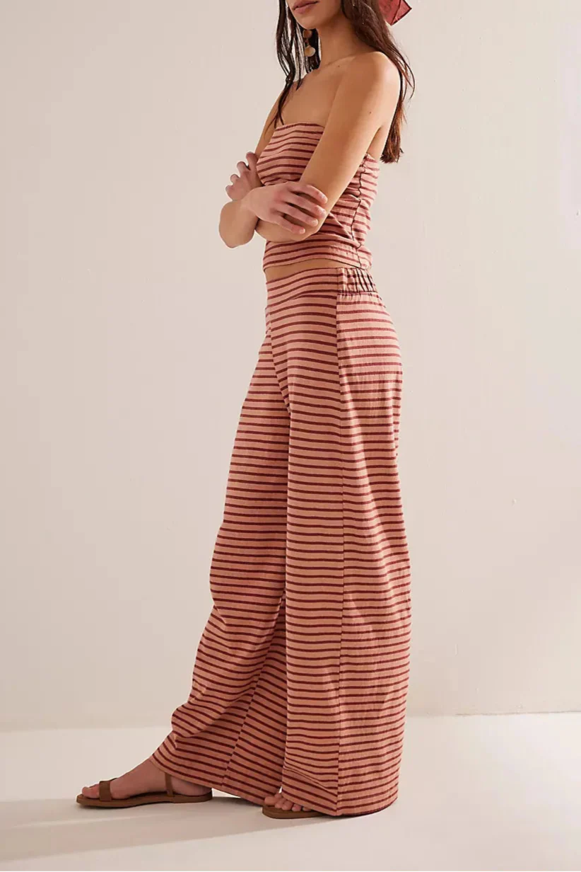 Anna-Berg | Striped Relaxed-Fit Linen Set