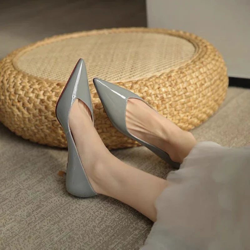 Anna-Berg | Kitten Heels in Leather