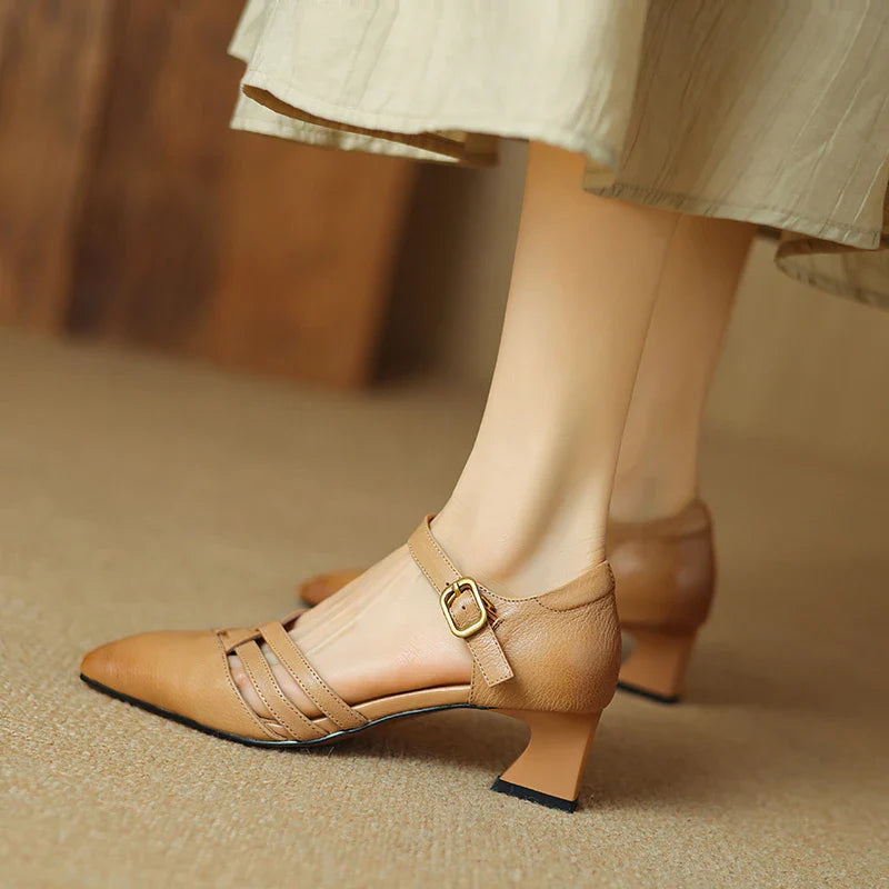 Anna-Berg | Genuine Leather Heels