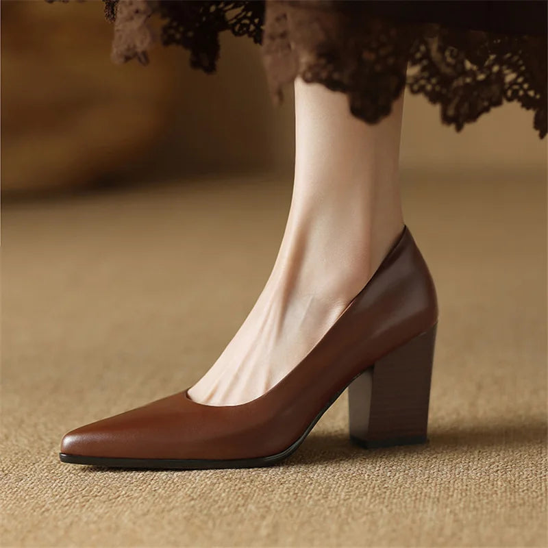 Anna-Berg | Genuine Leather Heels