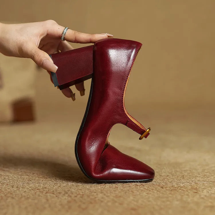 Anna-Berg | Genuine Leather Heels
