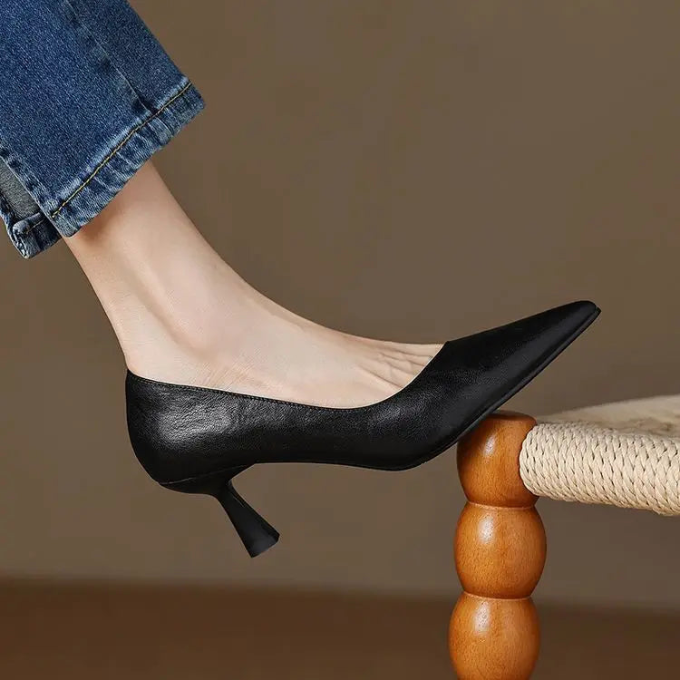 Anna-Berg | Genuine Leather Heels