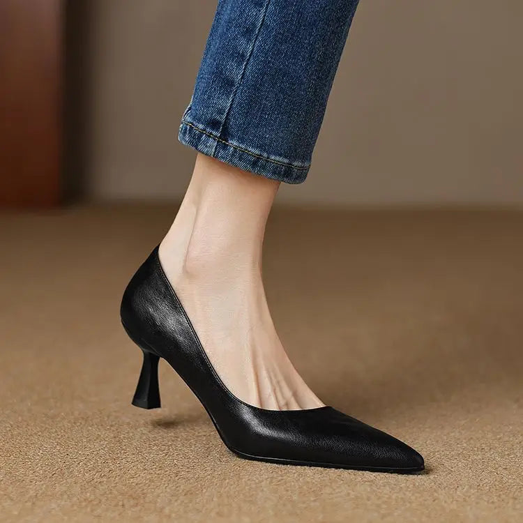 Anna-Berg | Genuine Leather Heels
