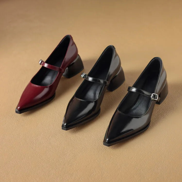Anna-Berg | Genuine Leather Heels
