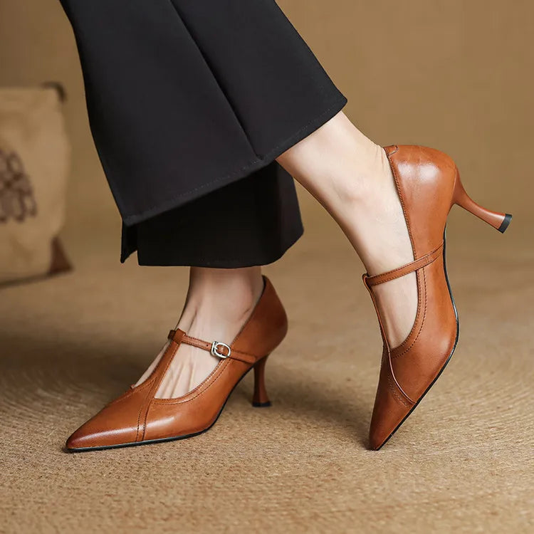 Anna-Berg | Genuine Leather Heels