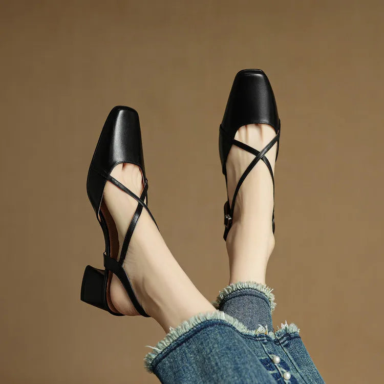 Anna-Berg | Genuine Leather Heels