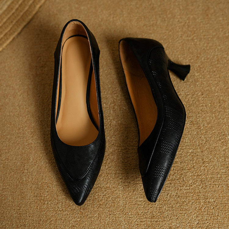 Anna-Berg | Genuine Leather Heels