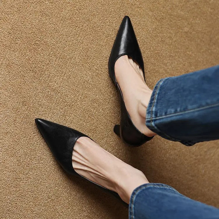 Anna-Berg | Genuine Leather Heels