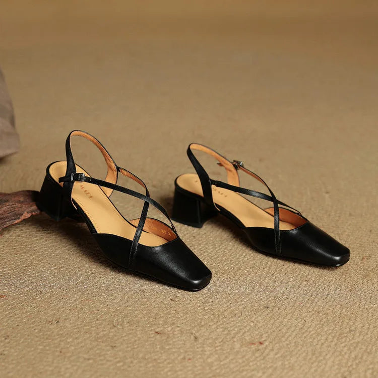 Anna-Berg | Genuine Leather Heels