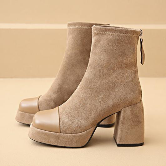 Anna-Berg | Leather Ankle Boots