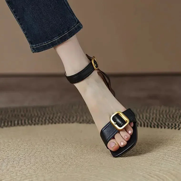 Anna-Berg | Block Heel Mules