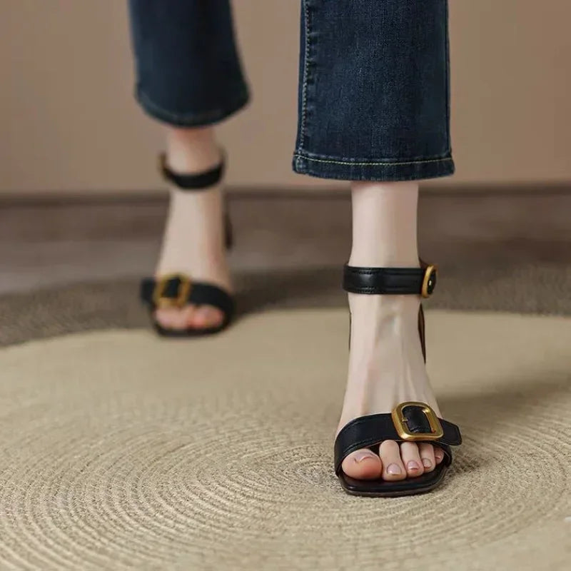 Anna-Berg | Block Heel Mules
