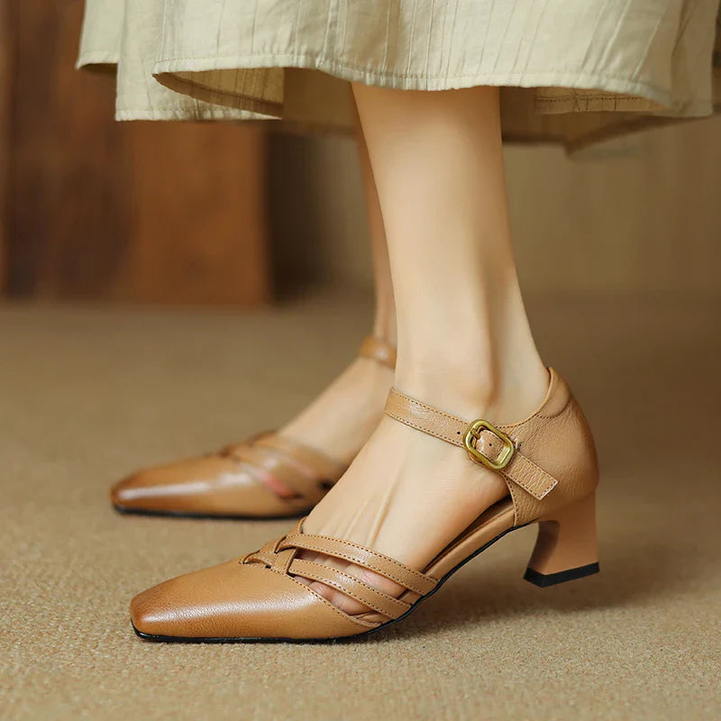 Anna-Berg | Genuine Leather Heels