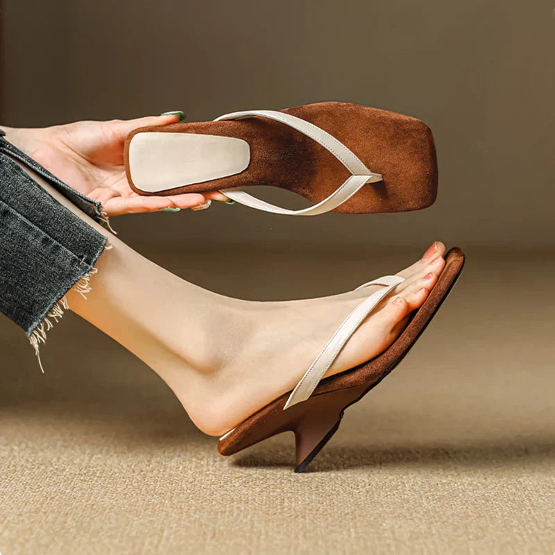 Anna-Berg | Sculpted Wedge Sandals for a Polished Look
