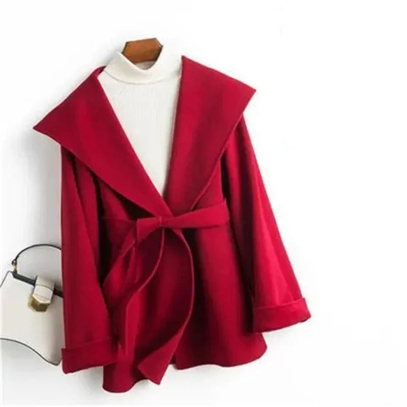 Anna-Berg | Coat, Camel Hair, Long, Pointed