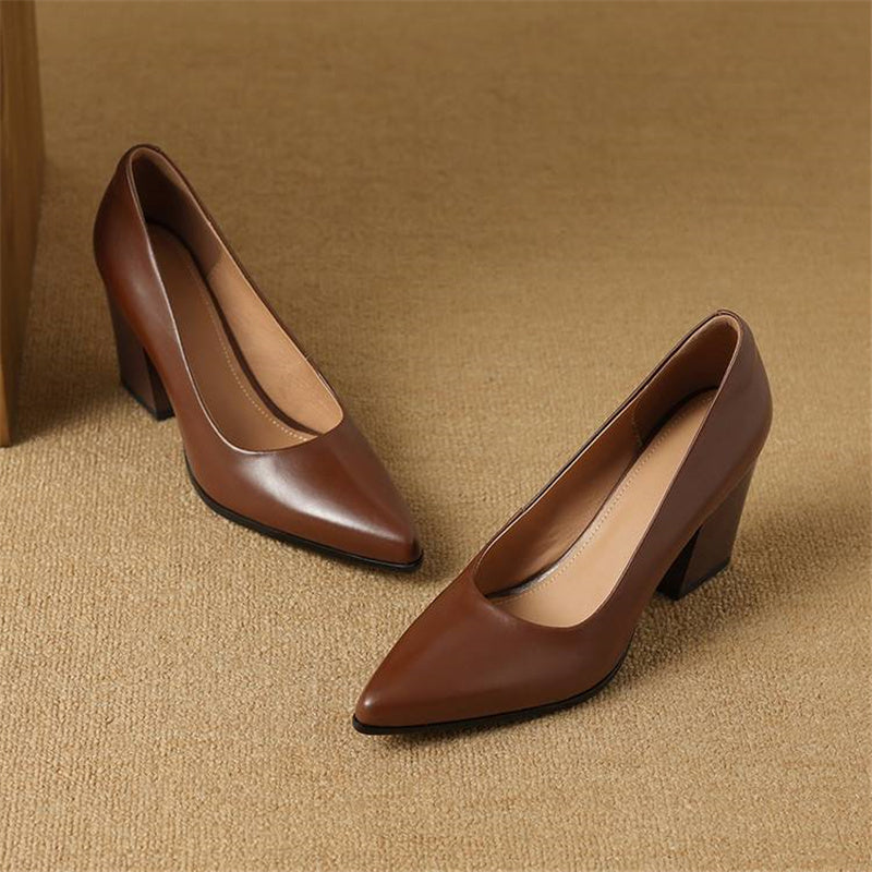 Anna-Berg | Genuine Leather Heels